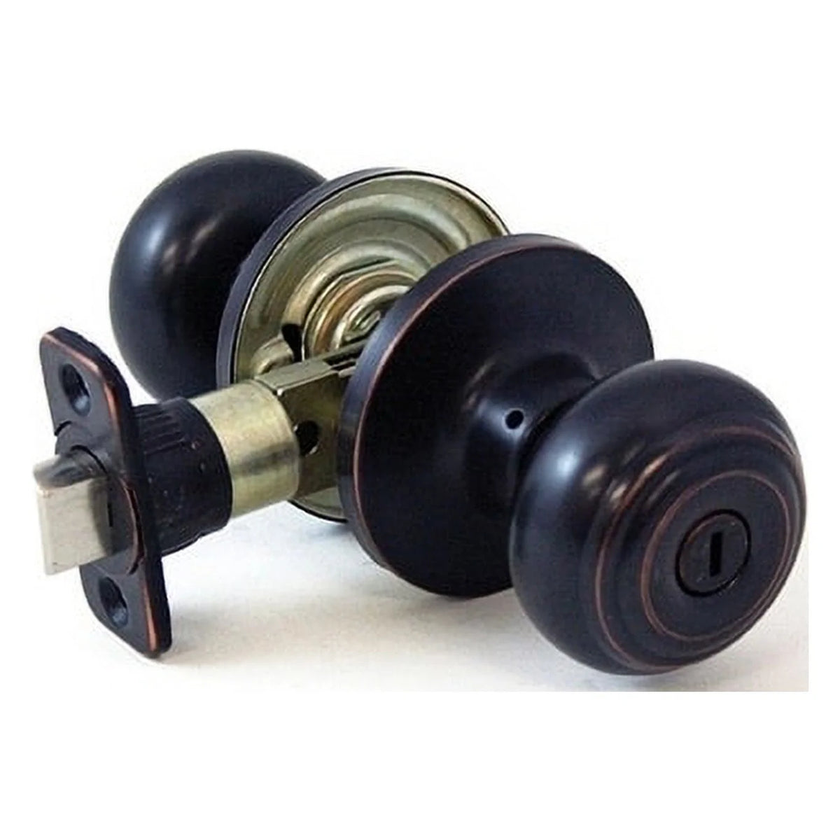 Polished Brass Privacy Locking Door Knob W122641