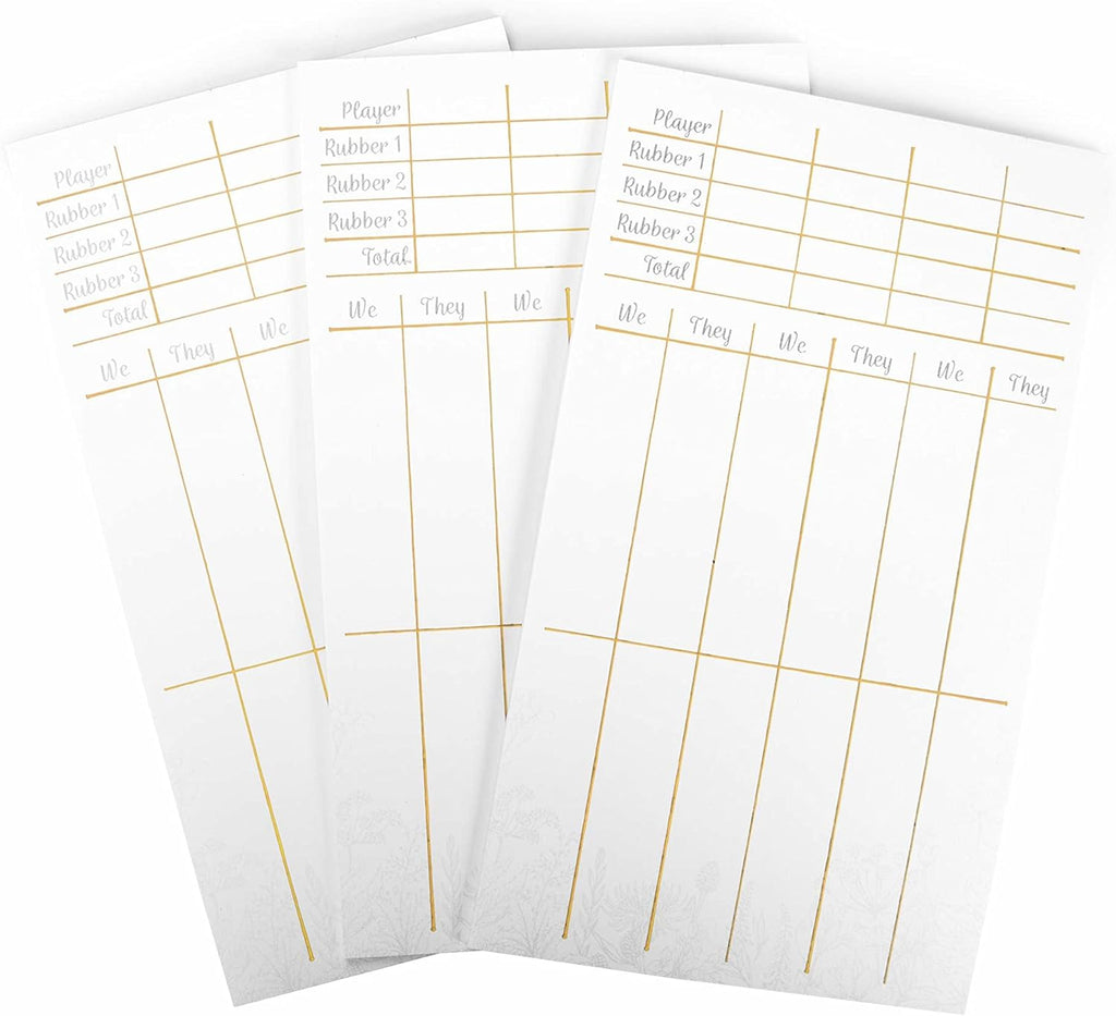 75-Pack Bridge Scorecards F272346