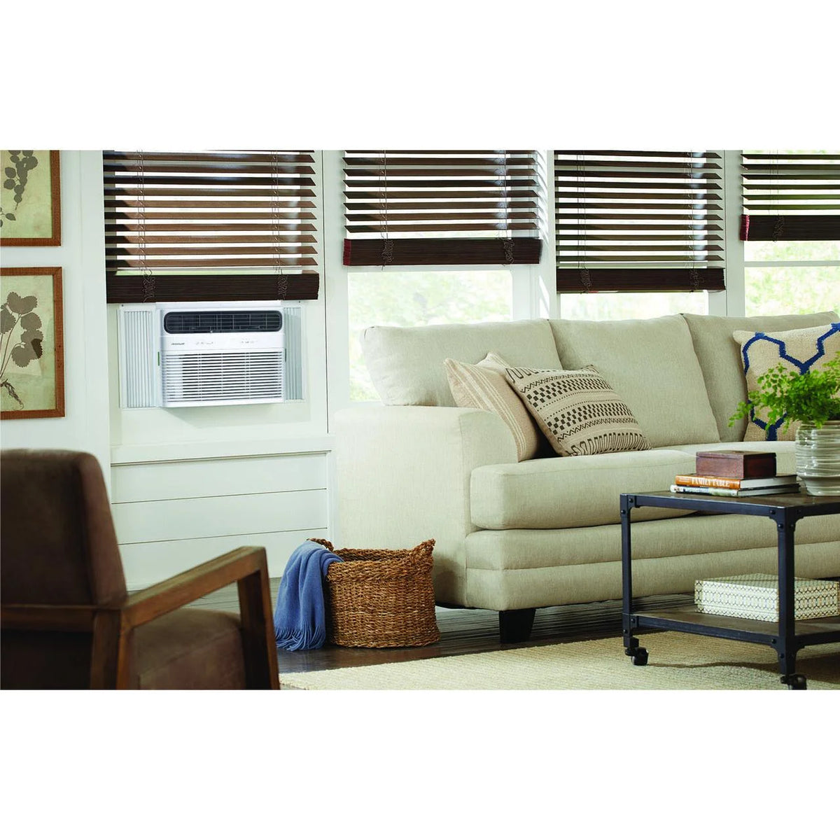 12,000 BTU Smart Window Air Conditioner in White H58836
