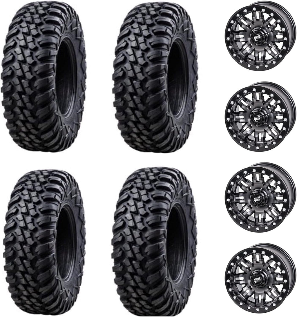 32x10-14 8-Ply Radial UTV Tires on Beadlock Wheels M173424