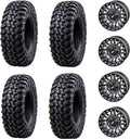 32x10-14 8-Ply Radial UTV Tires on Beadlock Wheels M173424