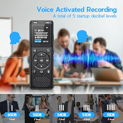96GB Digital Voice Recorder with Playback J972634