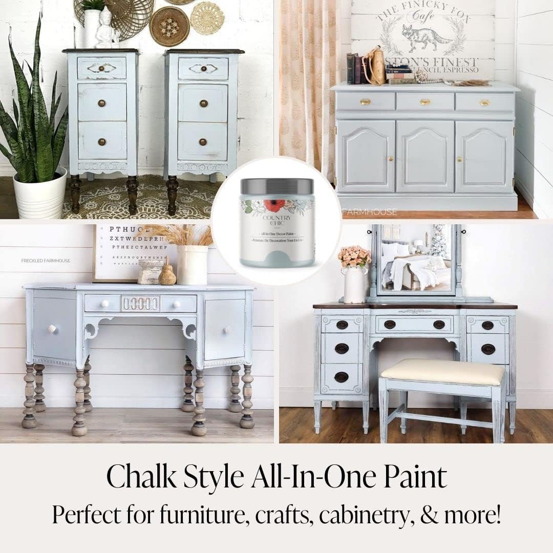 Chalk Style Paint Bundle - Light Blue - 32 oz O473808