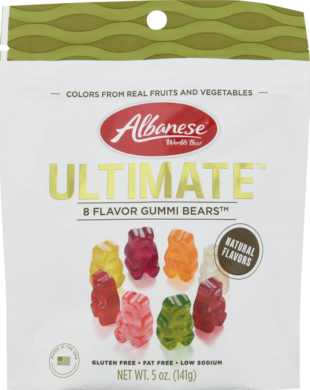 5 oz Assorted Colors Gummi Bears, Pack of 6 F435