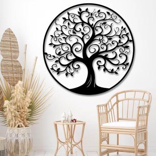 Metal Tree Wall Art 47×47 cm A595