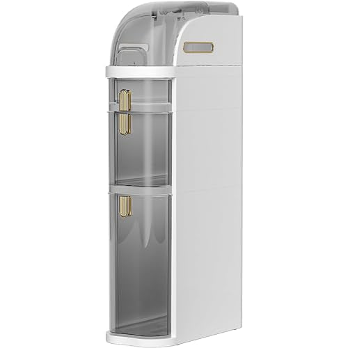 3/4/5 Tier Narrow Tall Slim Storage Cabinet with Clear Drawers F117387