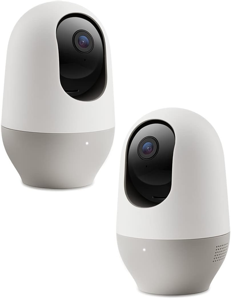 Indoor 1080P WiFi Security Camera Two Pack U6175