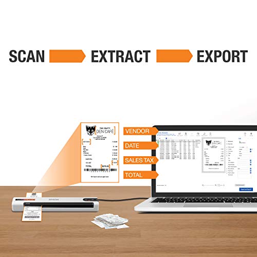 Mobile Receipt and Color Document Scanner W570