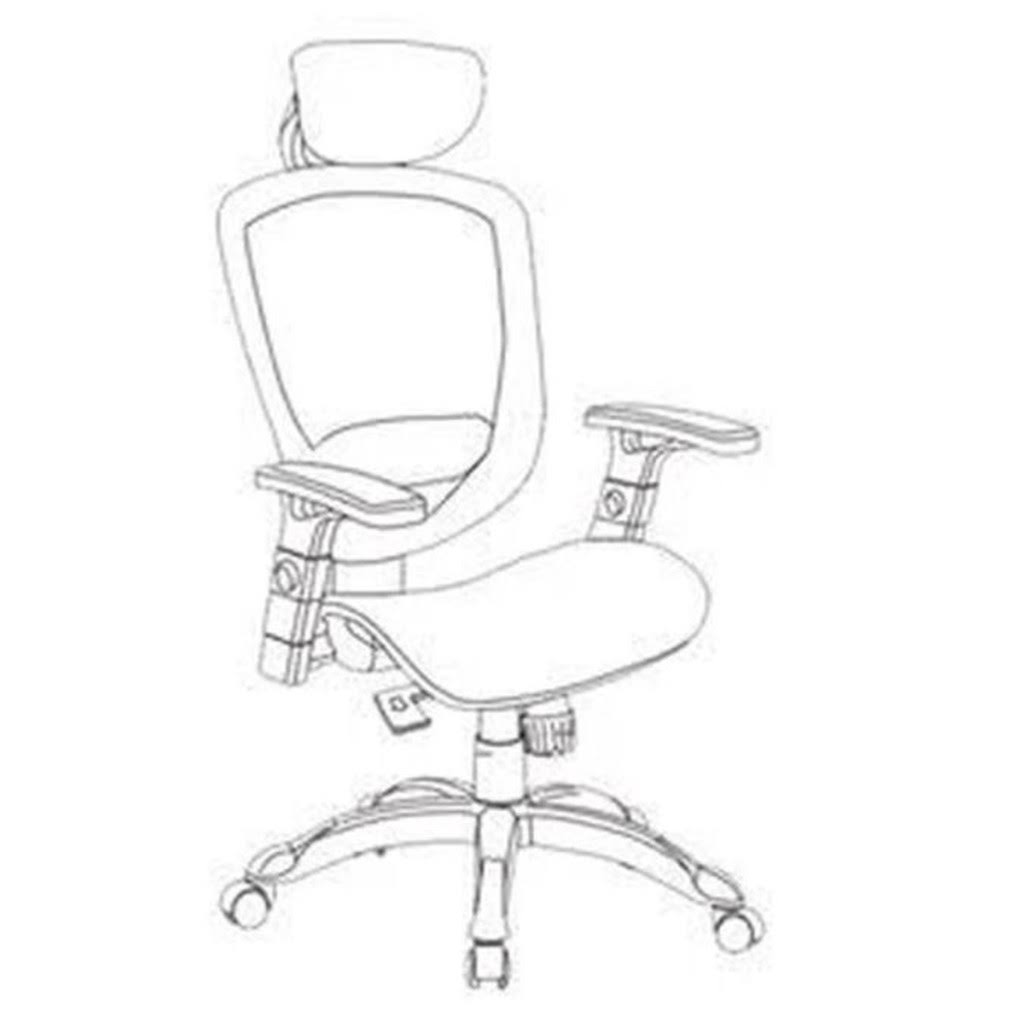 Black Ergonomic Mesh Task Chair Q7350