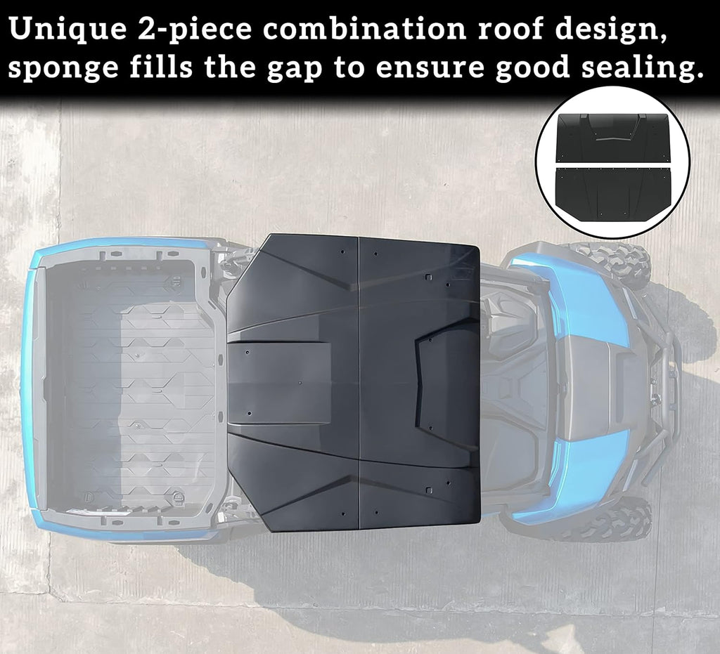 2-piece Combination Hard Roof Top Sun Visor Z65532