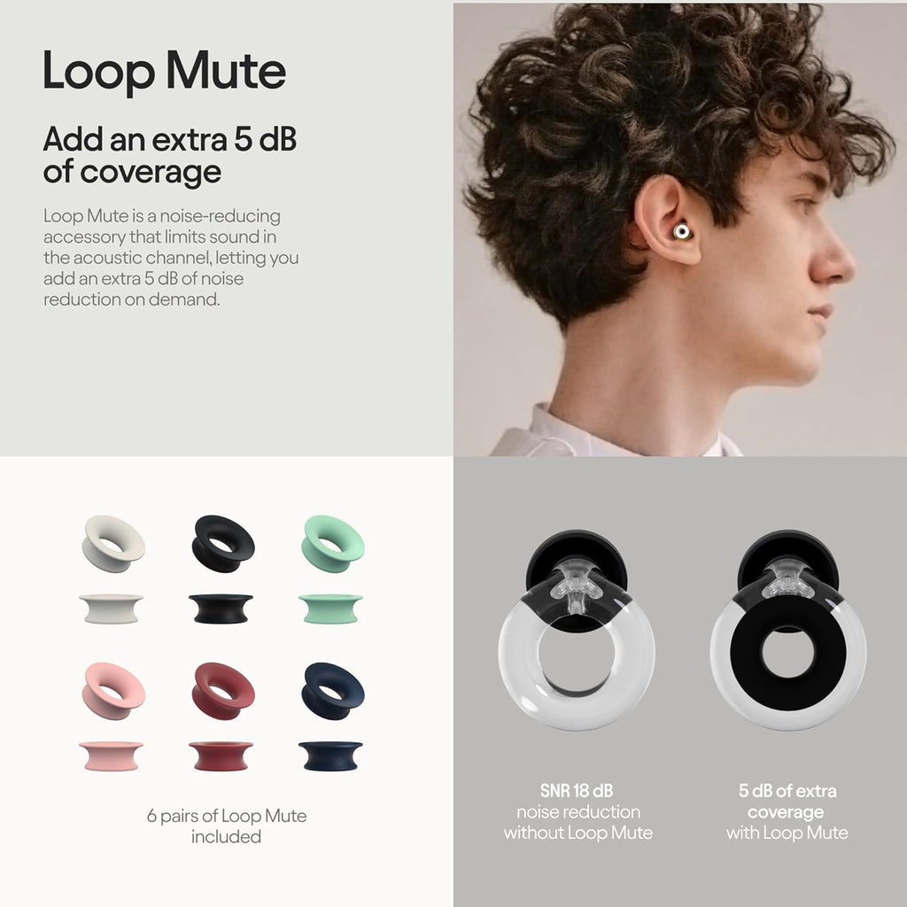 Loop Earplugs Ultimate Bundle (3-Pack) – Loop Quiet + Loop Experience + Loop Engage + Mute + Carry Case J24608