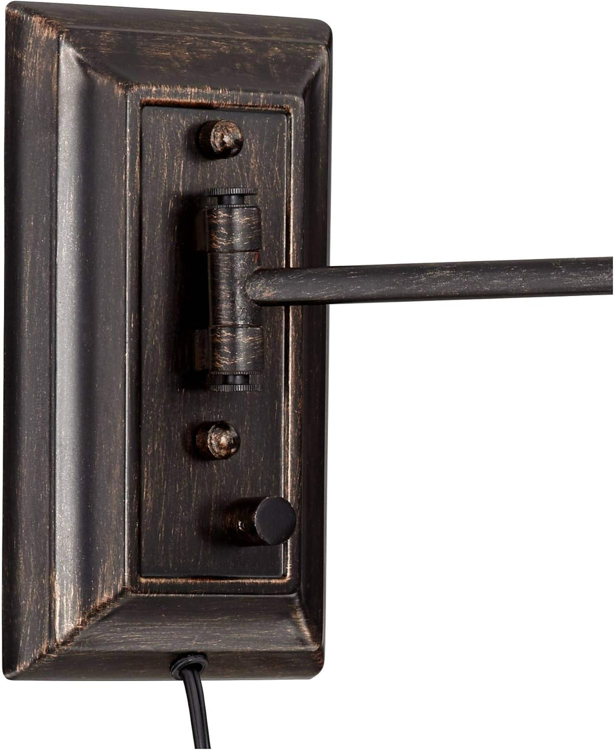 Brushed Bronze Swing Arm Wall Lamp P5570