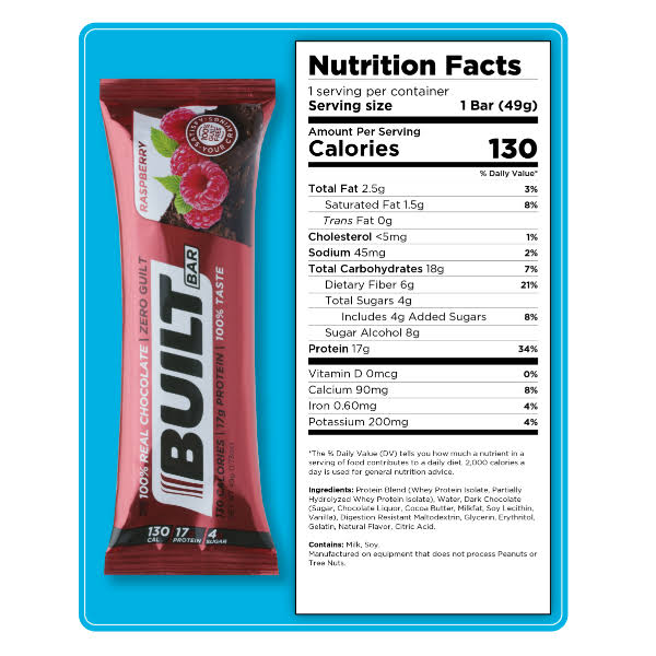 Raspberry Protein Bar L65230