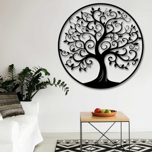 Metal Tree Wall Art 47×47 cm A595