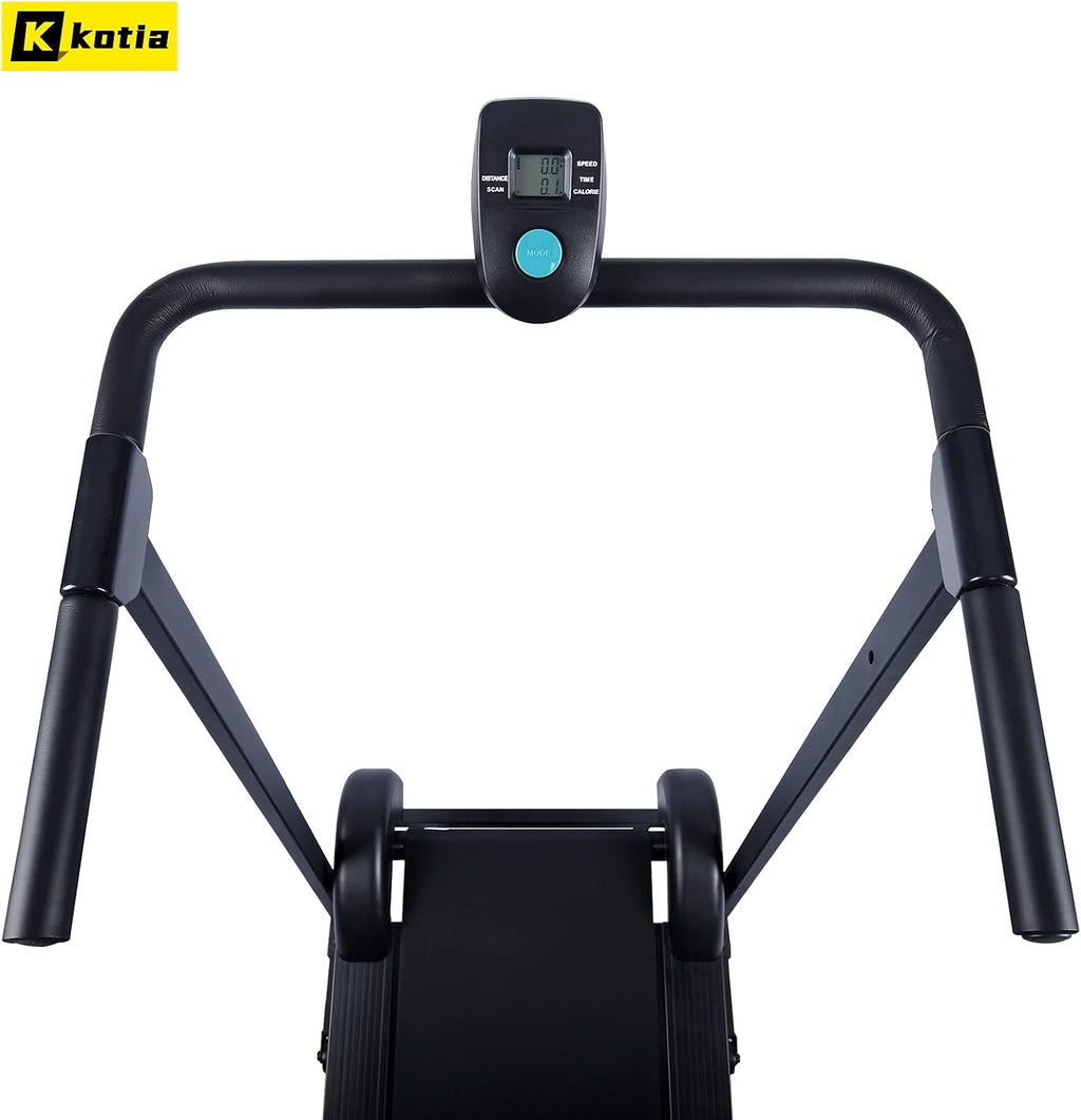Small Foldable Manual Treadmill with 10° Incline W583
