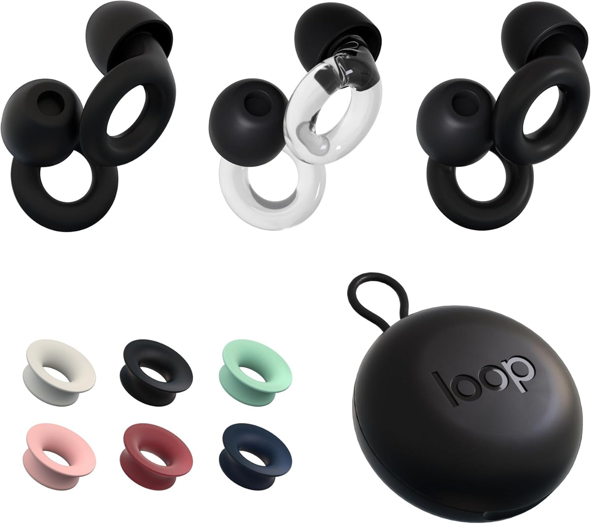 Loop Earplugs Ultimate Bundle (3-Pack) – Loop Quiet + Loop Experience + Loop Engage + Mute + Carry Case J24608