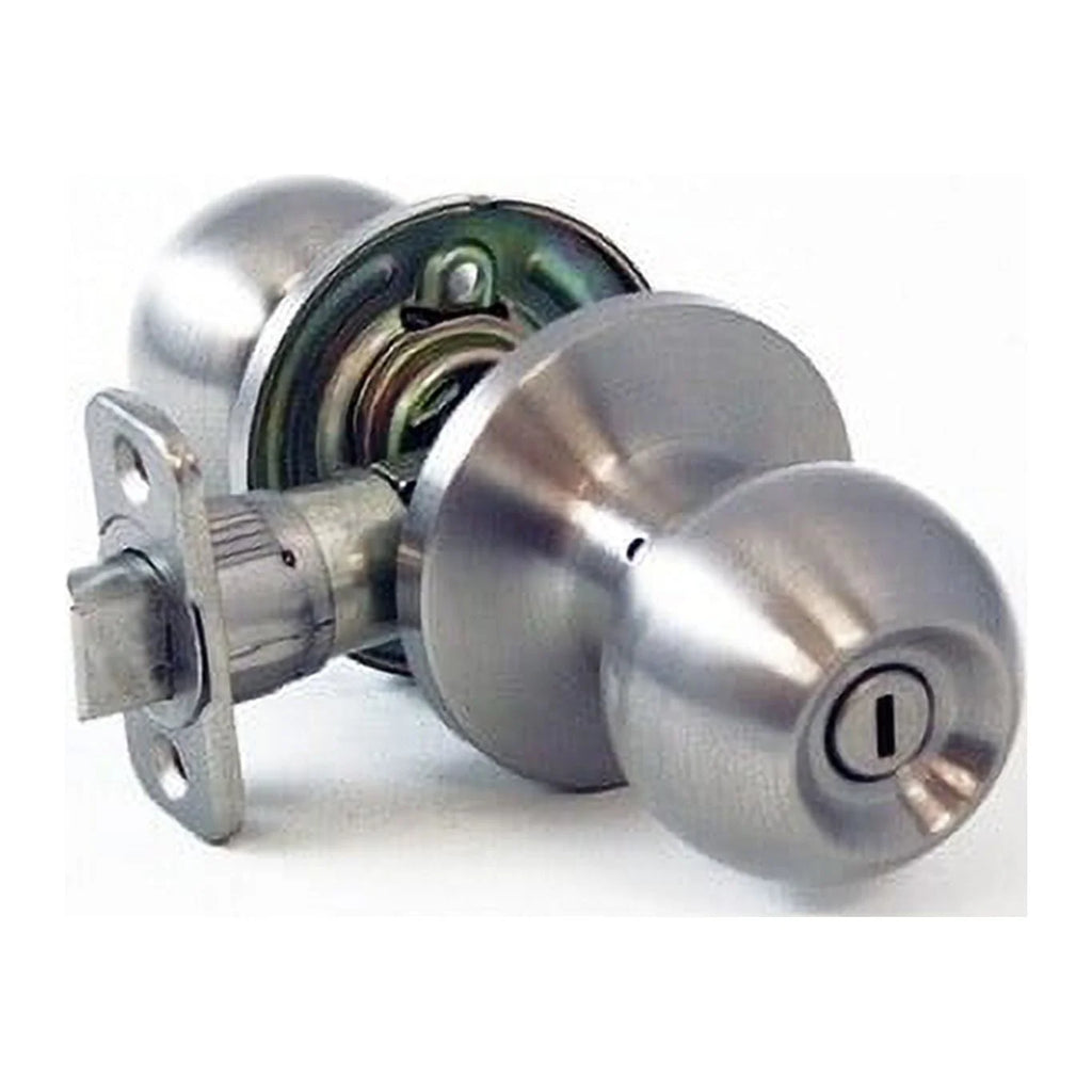 Polished Brass Privacy Locking Door Knob W122641