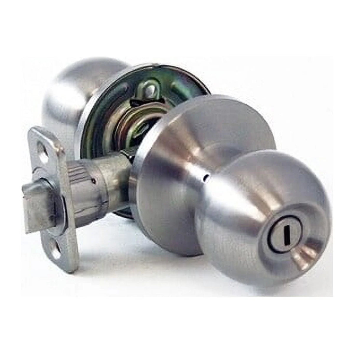 Polished Brass Privacy Locking Door Knob W122641