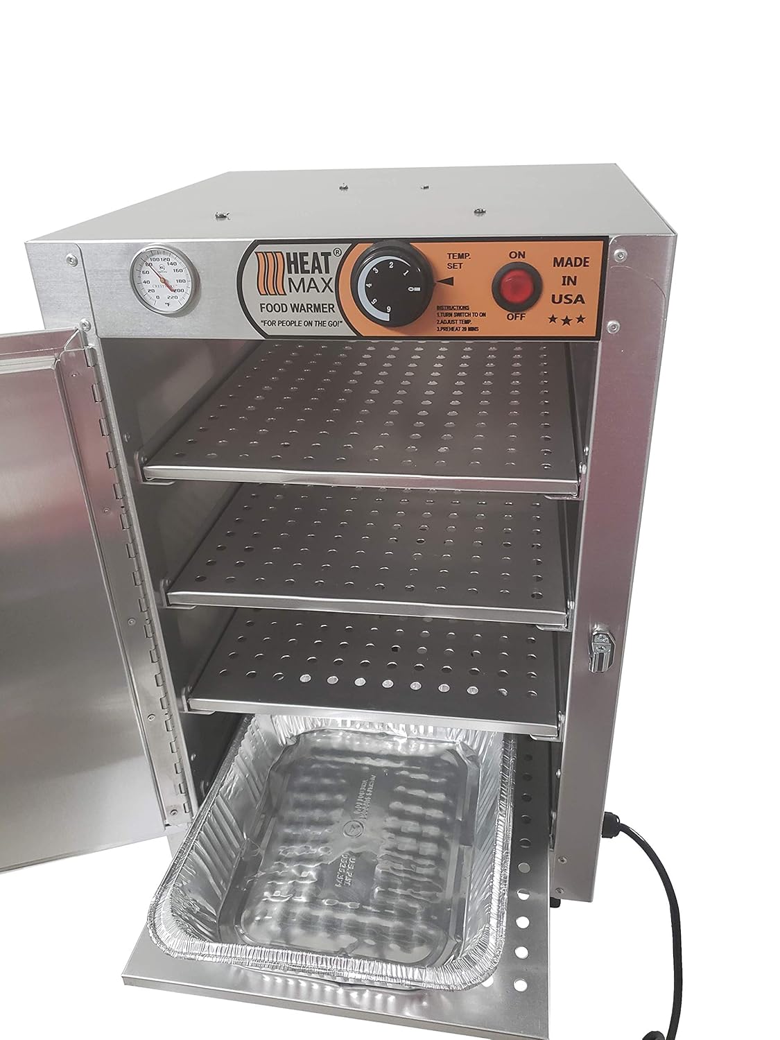 16x16x24 Small Hot Box Food Warmer with Interior Shelf Z4384