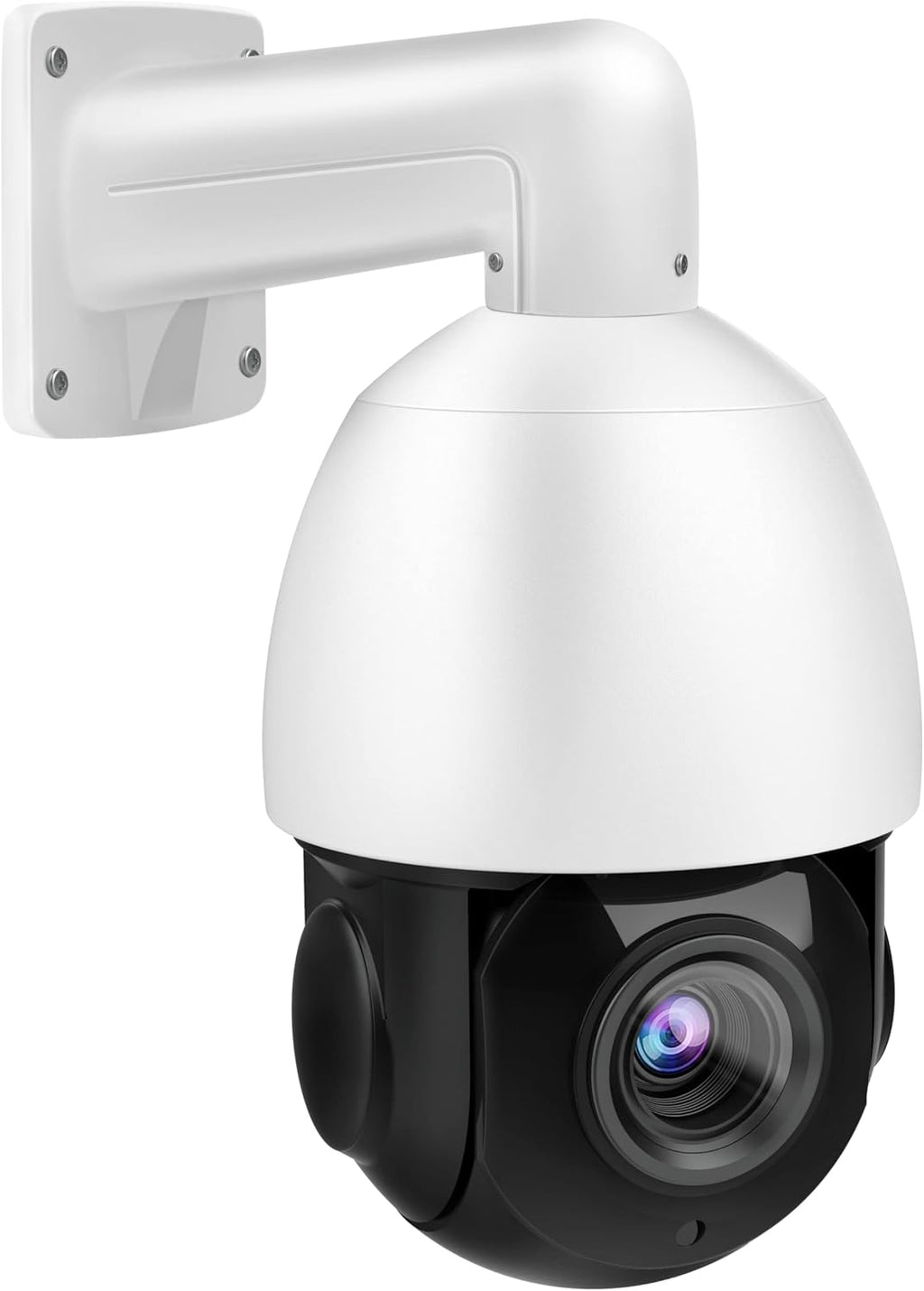4K 8MP PTZ PoE IP Camera Dome, 18X Optical Zoom, 165ft IR Night Vision, IP66 H557882