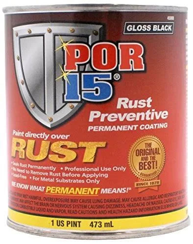 Gloss Black Rust Preventive Paint - Pint C5945