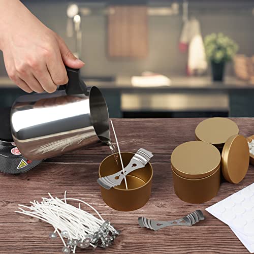 Candle Making Kit with Hot Plate, 5lb Soy Wax, Cotton Wicks, Thermometer N216
