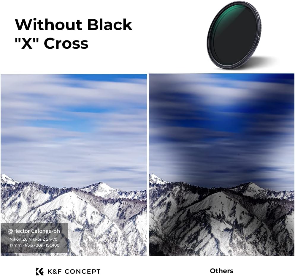 62mm Variable ND Camera Lens Filter F67920