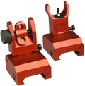 Aluminum Red Flip Up Iron Sights T1611