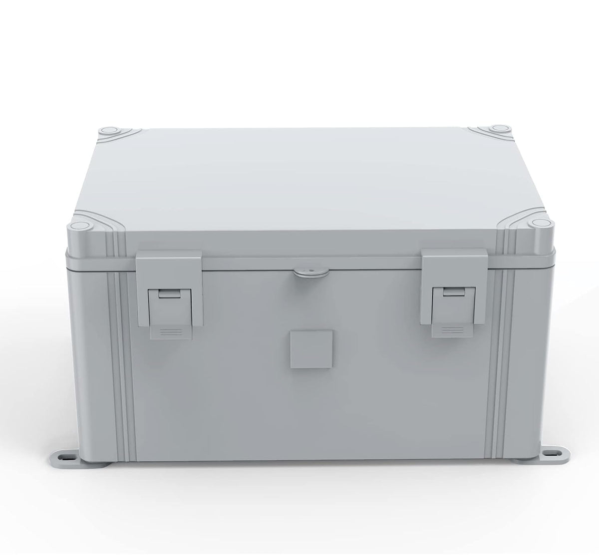 Hinged Cover Stainless Steel Latch Electrical Box Enclosure 400x300x170mm IP67 Waterproof ABS Plastic Enclosure W507