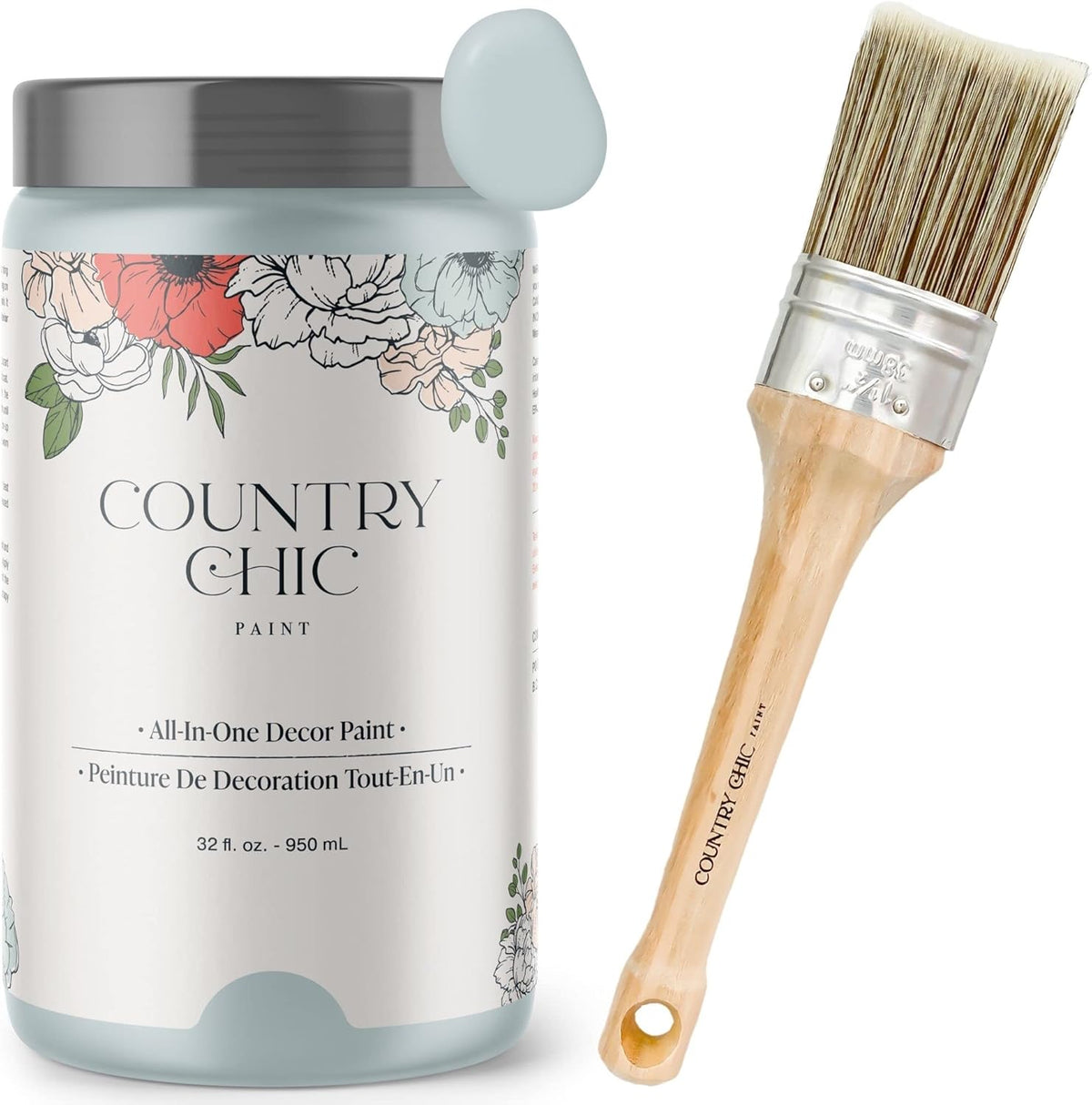Chalk Style Paint Bundle - Light Blue - 32 oz O473808