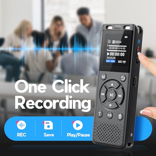96GB Digital Voice Recorder with Playback J972634
