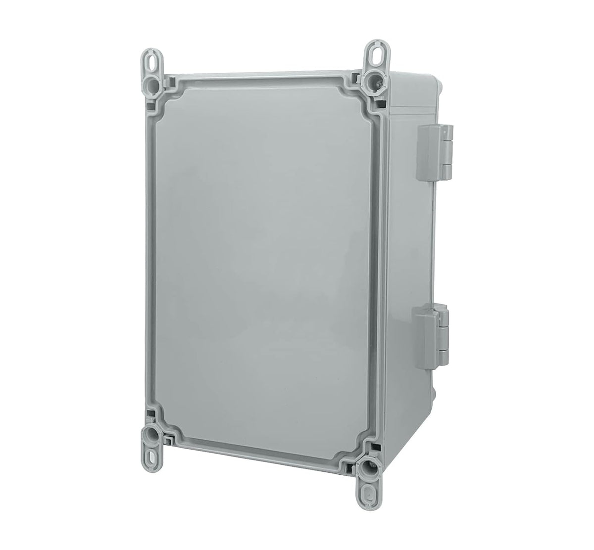 Hinged Cover Stainless Steel Latch Electrical Box Enclosure 400x300x170mm IP67 Waterproof ABS Plastic Enclosure W507