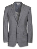 Classic Fit Solid Grey Sharkskin Suit R745174