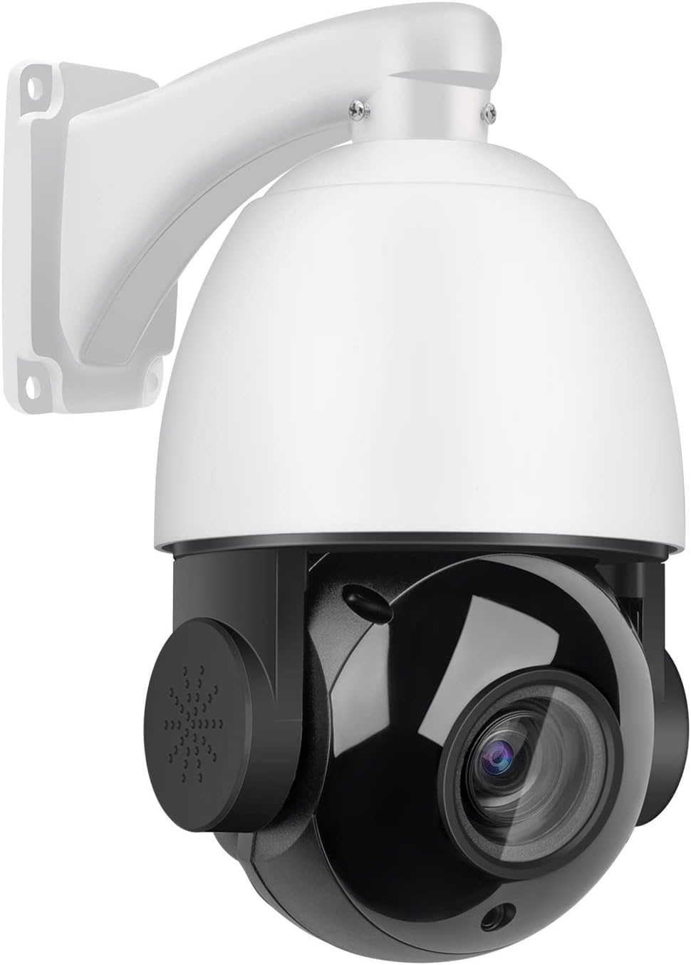 4K 8MP PTZ PoE IP Camera Dome, 18X Optical Zoom, 165ft IR Night Vision, IP66 H557882