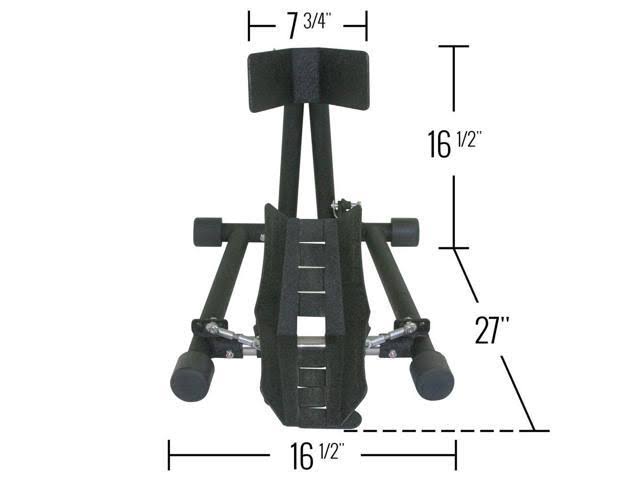 Adjustable Self-Locking Motorcycle Trailer Wheel Chock E982797