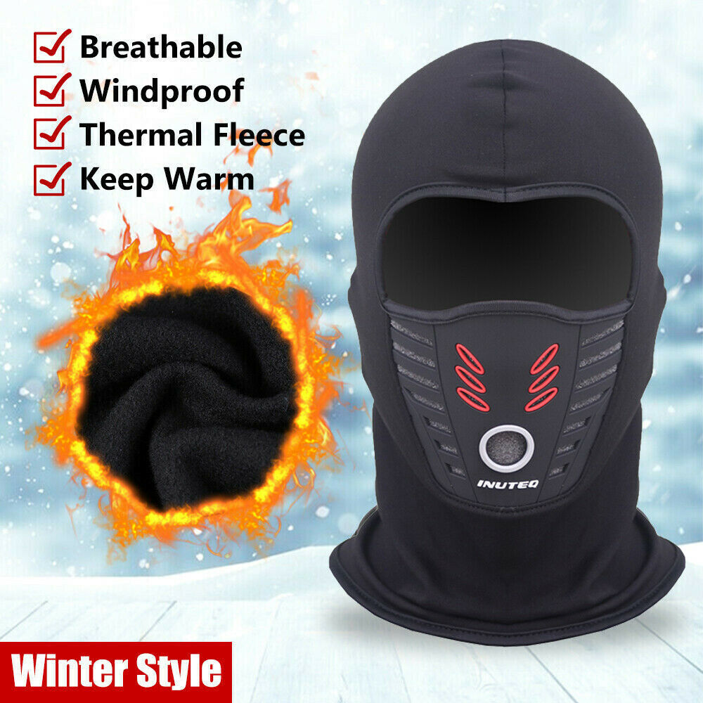 Black Tactical Balaclava Full Face Mask R7686