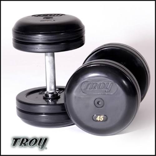 20 lb Rubber Dumbbells Pair G106