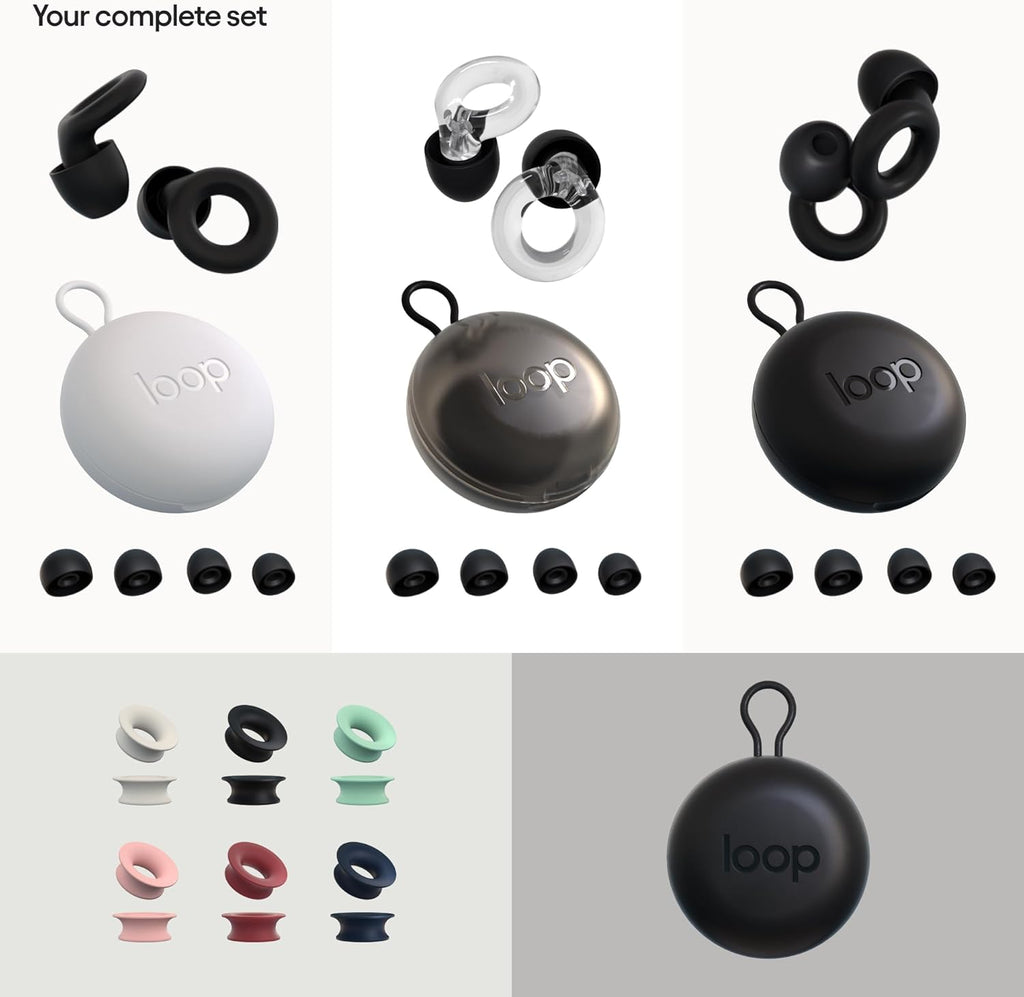 Loop Earplugs Ultimate Bundle (3-Pack) – Loop Quiet + Loop Experience + Loop Engage + Mute + Carry Case J24608