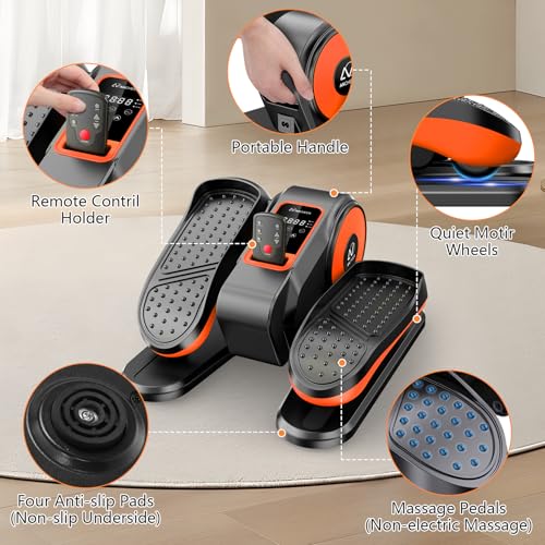 Under Desk Elliptical Machine with 12 Adjustable Speeds S354117