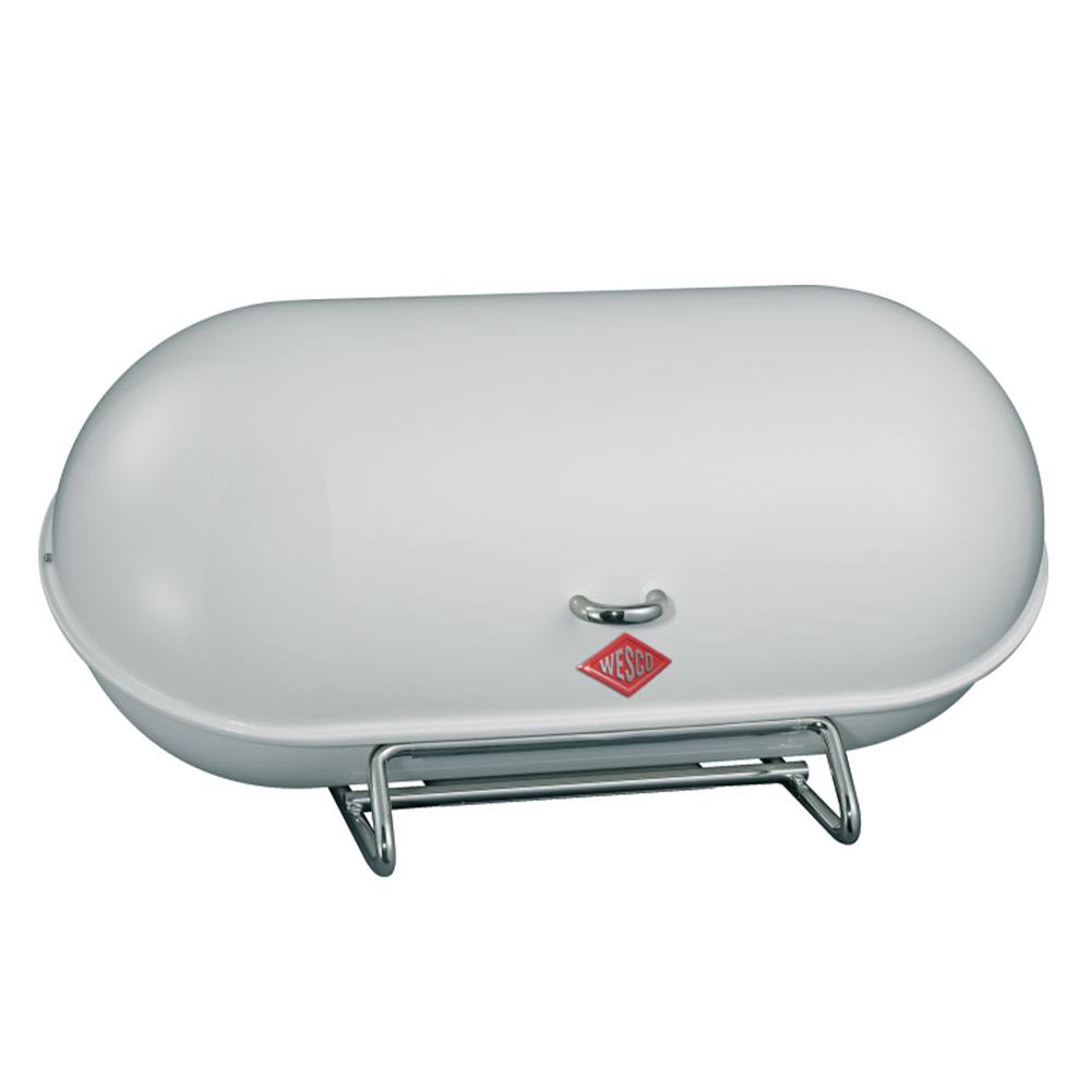 White Steel Bread Box K6683