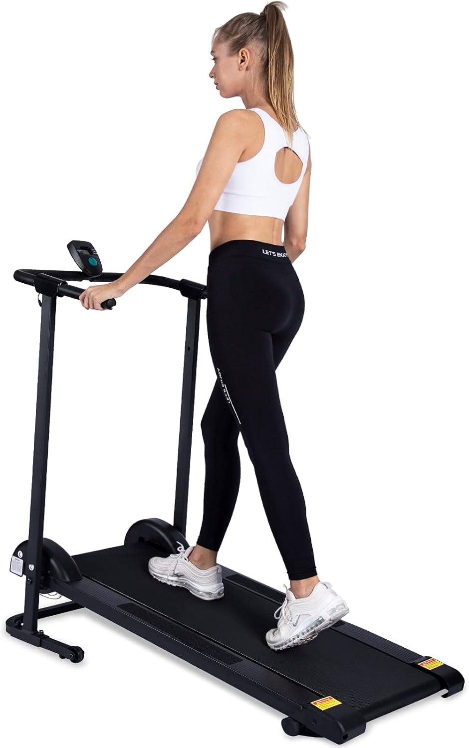 Small Foldable Manual Treadmill with 10° Incline W583
