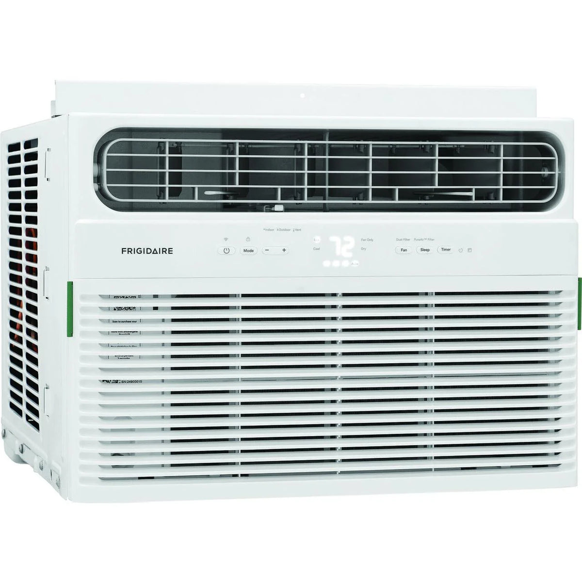 12,000 BTU Smart Window Air Conditioner in White H58836