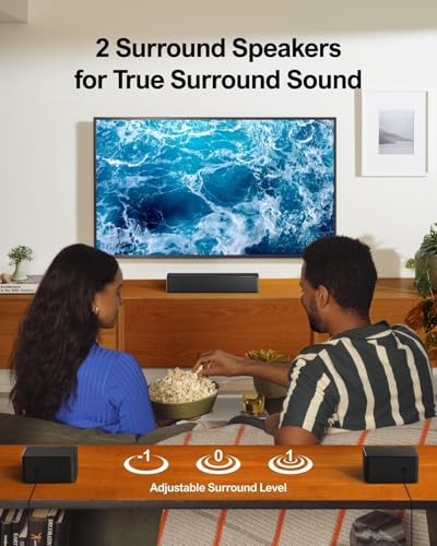5.1CH Surround Sound Bar with Subwoofer, Dolby Atmos, 300W Q830755