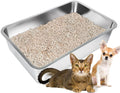 Extra Large Stainless Steel Litter Box with Smooth Surface E9486