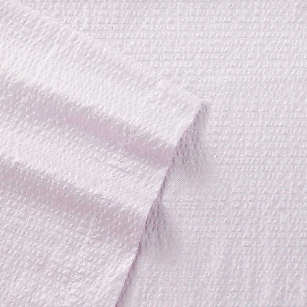 Purple Cal. King Seersucker Sheet Set Q91575