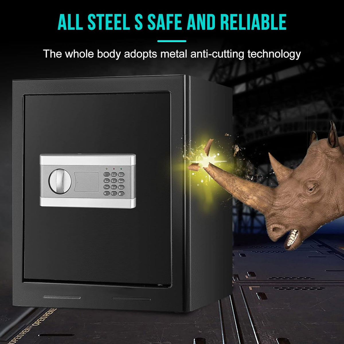 Fireproof Waterproof Digital Safe Box with Keypad O5631