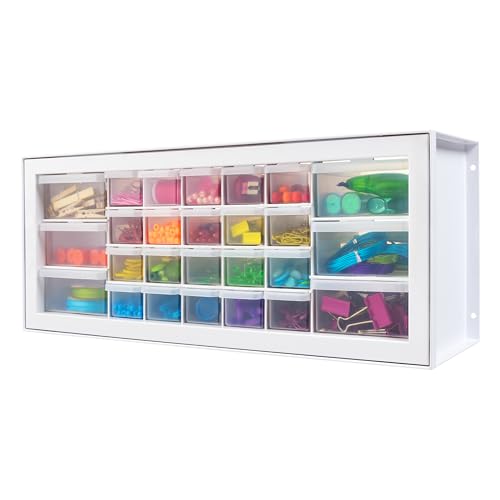 White 26 Drawer Tool Box Organizer Z6770