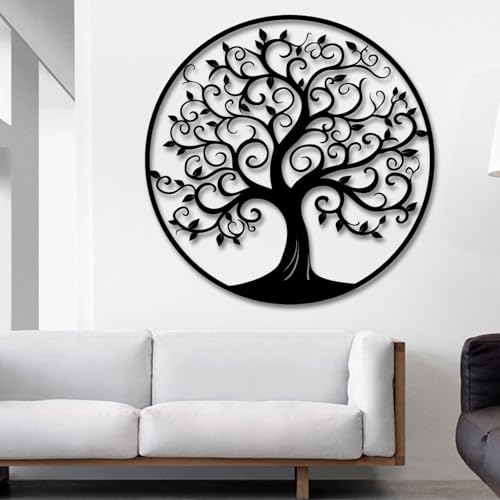 Metal Tree Wall Art 47×47 cm A595