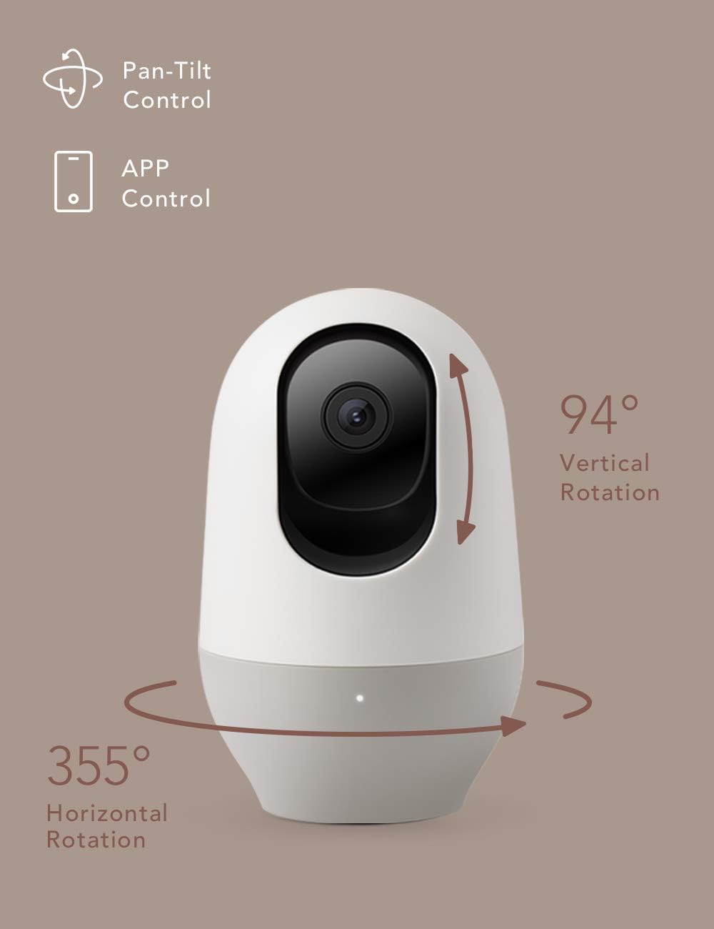 Indoor 1080P WiFi Security Camera Two Pack U6175