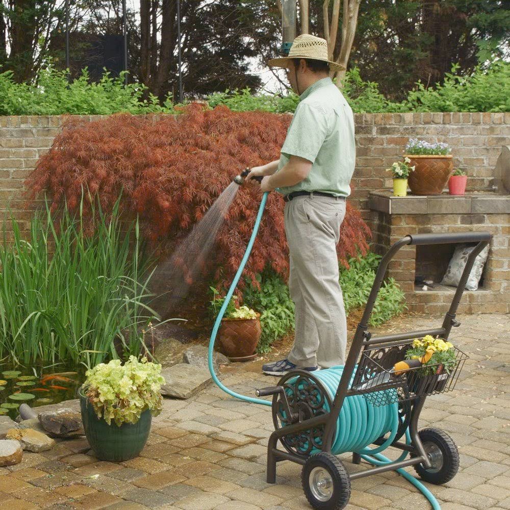 2-Wheel Decorative Hose Cart W164454
